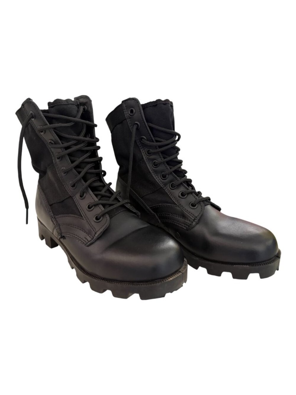 Rothco GI Style Jungle Boots Model 5081 Black Size 6R Military Combat No Insoles